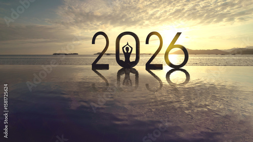 Embracing 2026 with Yoga and Serenity at Sunset