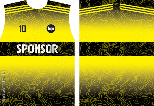 a sports team jersey demo template for Player