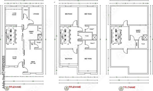 vector sketch illustration silhouette design site plan layout villa townhouse modern minimalist with interior furniture