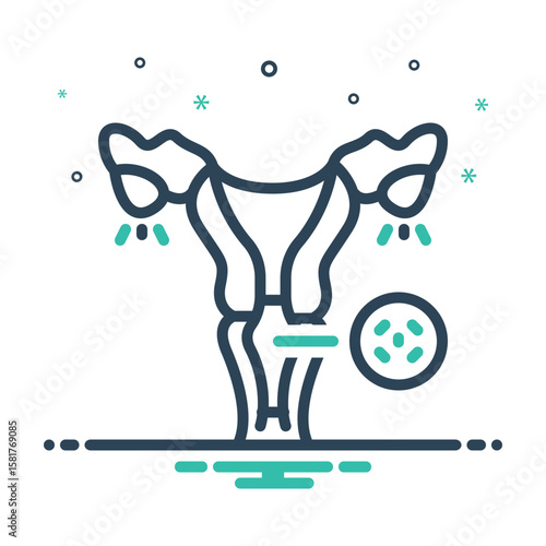 Mix icon for pelvic inflammatory