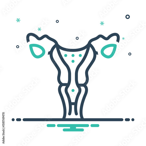 Mix icon for reproductive organ