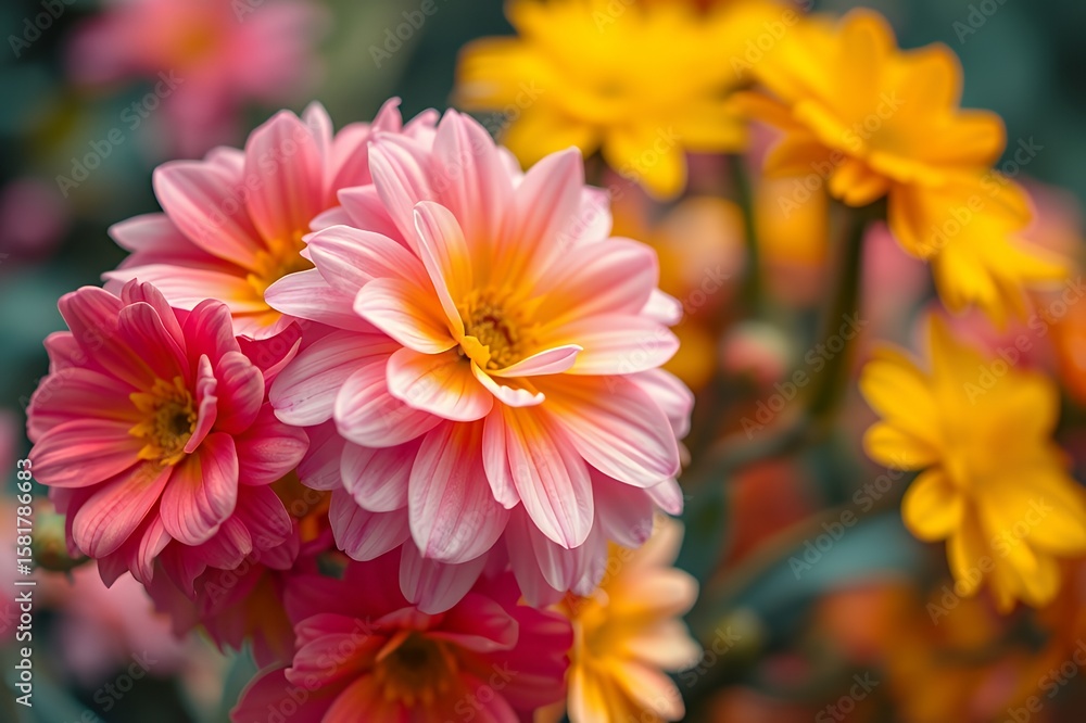 Fototapeta premium Whispers of Autumn Blooms