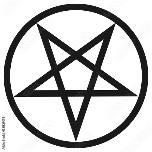 Cuadro en lienzo pentagram symbol icon PNG transparent background 300 dpi
