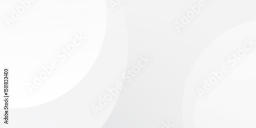 abstract white gradient color background with semicircular line decoration.veector eps10