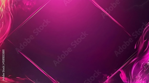 Abstract vibrant pink and purple design
