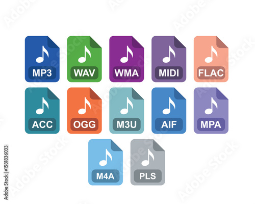 Set icon of audio file format