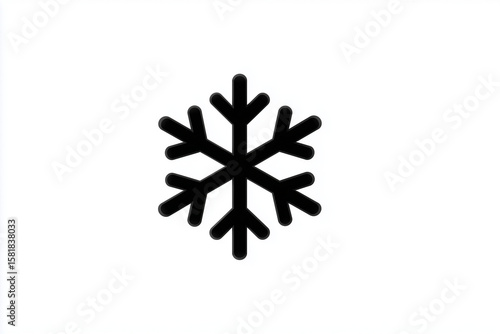 snowflake isolated on white background