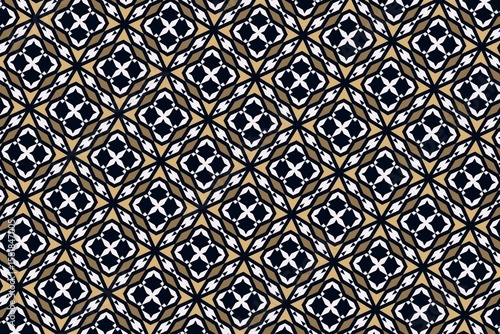 Geometric pattern, modern gold and blue design, luxurious home decor, sophisticated symmetrical motif, stylish home accessories, elegant geometric print, chic wallpaper design, refined home textile pa