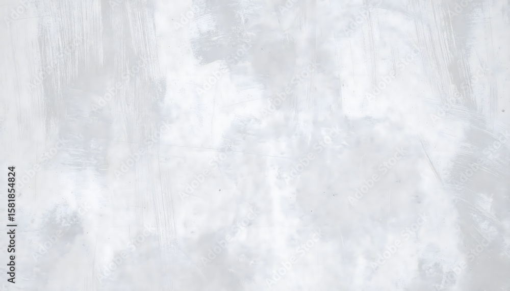 Naklejka premium Distressed white painted surface with subtle brushstrokes and varied texture