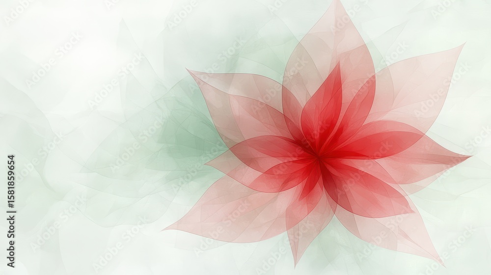 Obraz premium Vibrant red flower on white, a captivating closeup of nature's beauty red