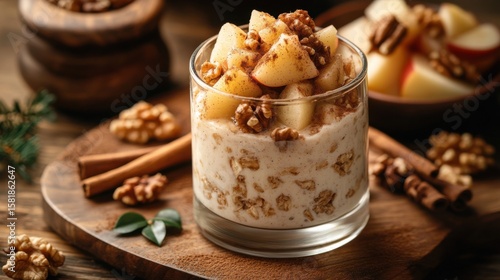 chia seeds with yogurt dark background