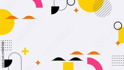 Vibrant abstract shapes perfect for backgrounds, patterns, branding, and web design projects requiring a modern and dynamic aesthetic.