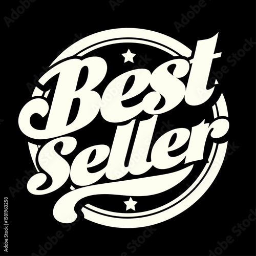 Vintage Red Rubber Stamp "BEST SELLER" Vector
