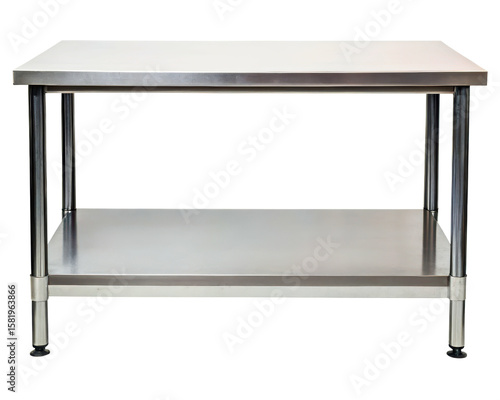 Wallpaper Mural Stainless steel work table on a transparent background Torontodigital.ca