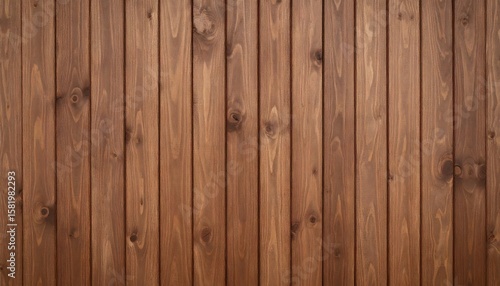 Warm toned wooden planks with visible wood grain and knots create a rustic texture