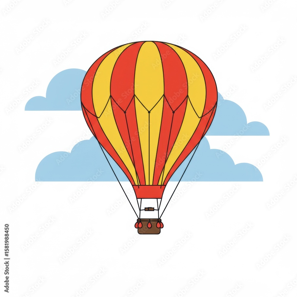 Fototapeta premium Hot Air Balloon Vector