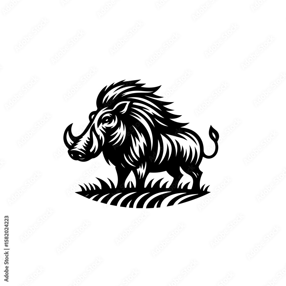 Fototapeta premium vector image of a lion