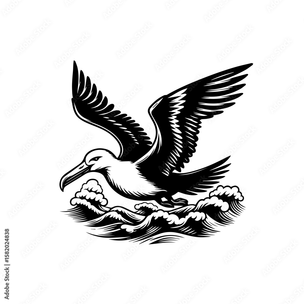 Fototapeta premium vector illustration of an eagle