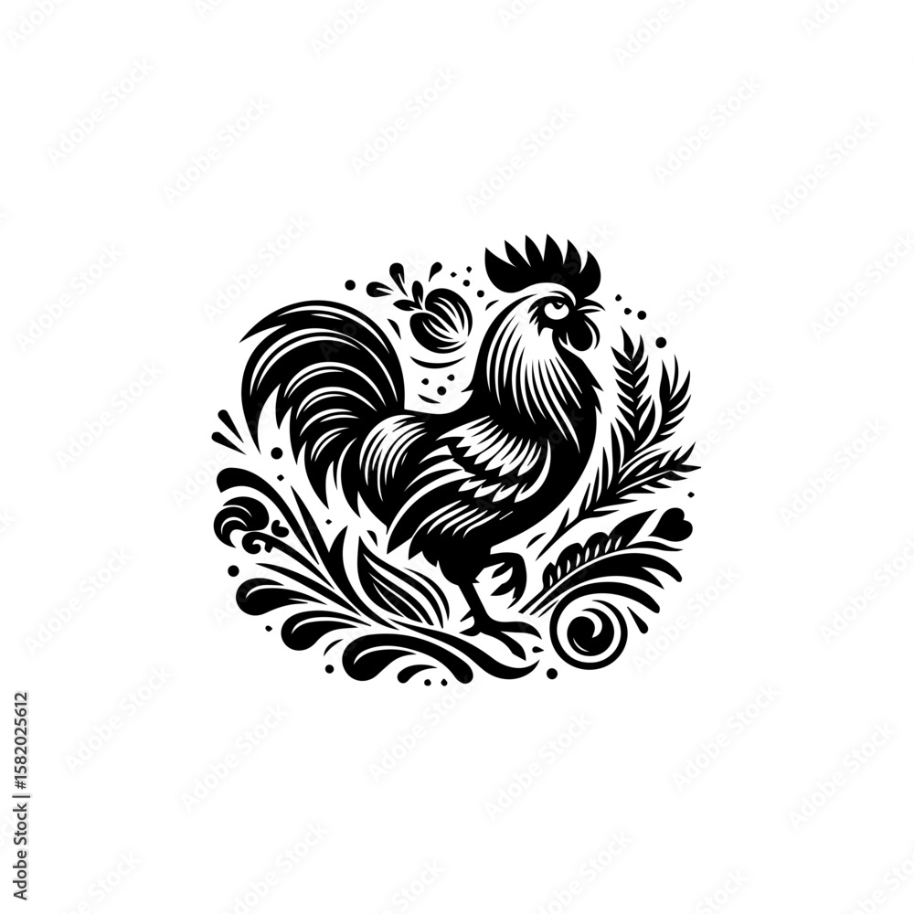 Obraz premium vector illustration of a bird