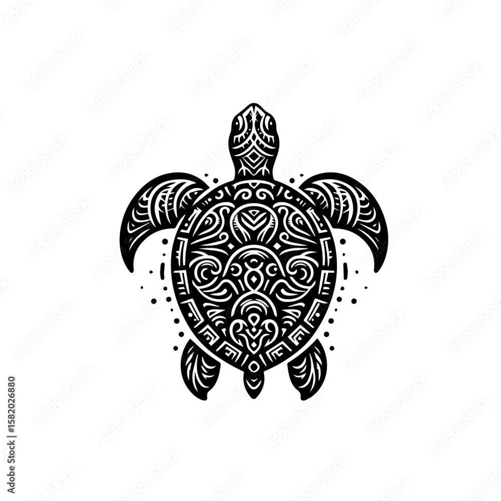 Naklejka premium vector illustration of an abstract ornament