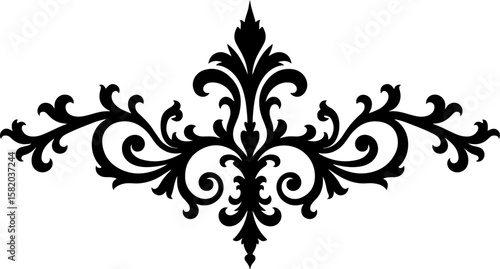 Ornate Christmas Ornament  decoration, pattern  Tattoo Vector 
