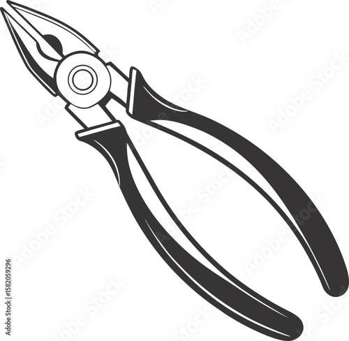 cartoon rocket isolated on white