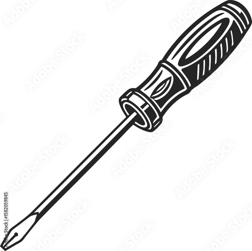 screwdriver isolated on white background