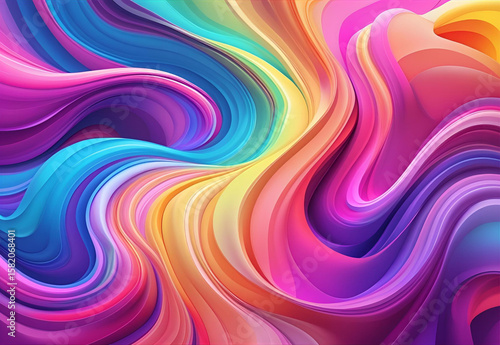 Wallpaper Mural abstract colorful  Torontodigital.ca