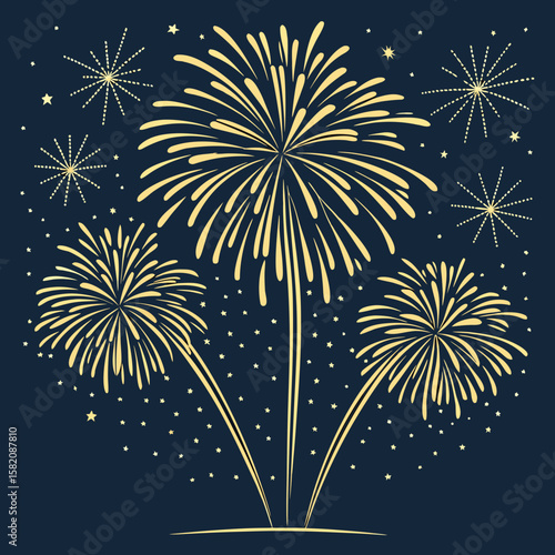 
fireworks in the sky
