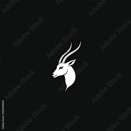 vector image of a deer