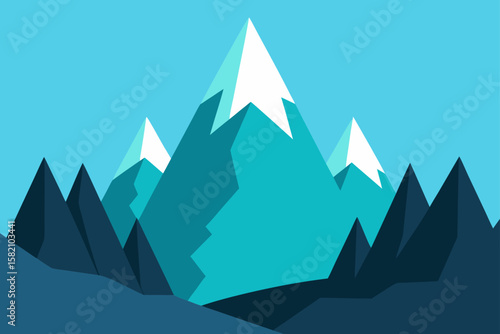 echo valley surrounded by jagged peaks