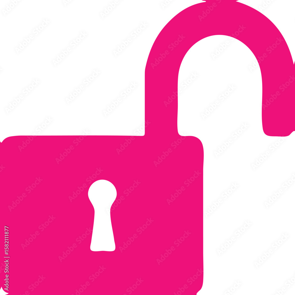 Obraz premium unlock icon simple icon. Vector ICON all icon Viktor