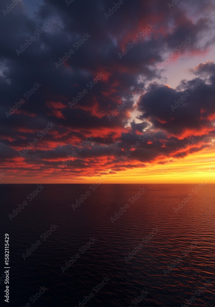 Fototapeta premium 炎の海峡