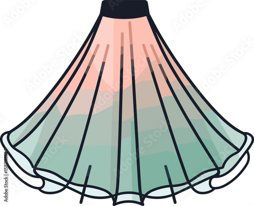Elegant Flowing Skirt: A Fashionable Wardrobe Staple