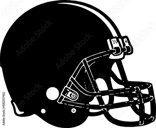 American football, helmet, athlete, sports, running  vector grphics