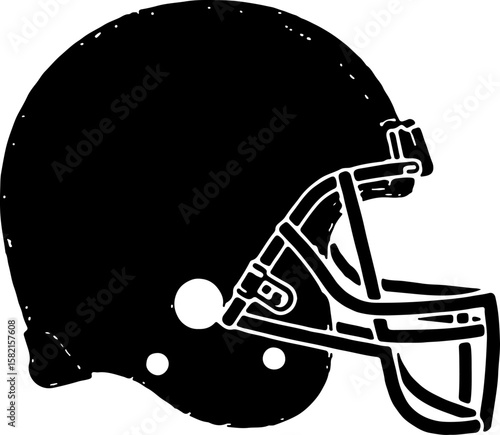 American football, helmet, athlete, sports, running  vector grphics