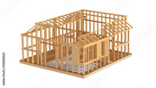 House construction framing structure