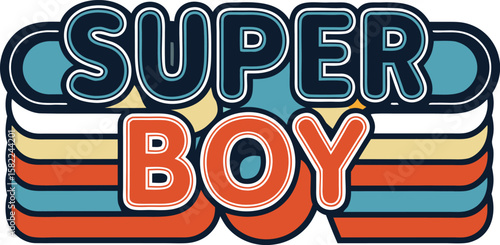 Dynamic typography design for a young hero t shirt featuring bold lettering and a clean white background