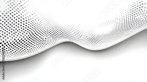Abstract gray and white wavy pattern