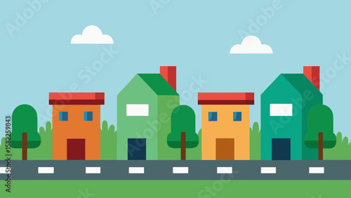 vector illustration of city