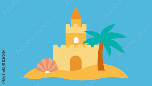 castle on the beach