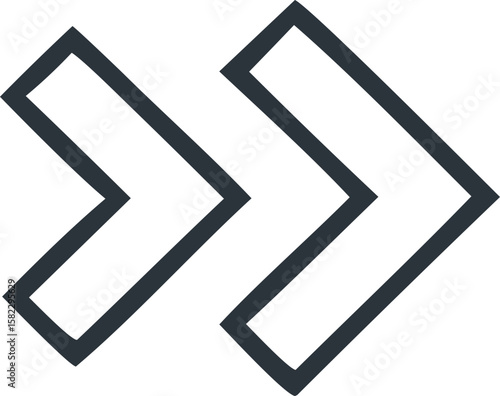 Direction's Emblem: A minimalist linear portrayal of a direction symbol, its sharp angles suggesting velocity, progress, and the dynamism of navigation.