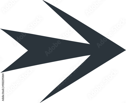 Directional Pointer: A dynamic directional arrow points the way forward, suggesting progress, guidance, and the anticipation of future possibilities.