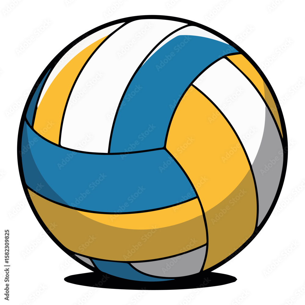 Fototapeta premium Find professional volleyball ball vector image for sports equipment and recreational activities design needs vector
