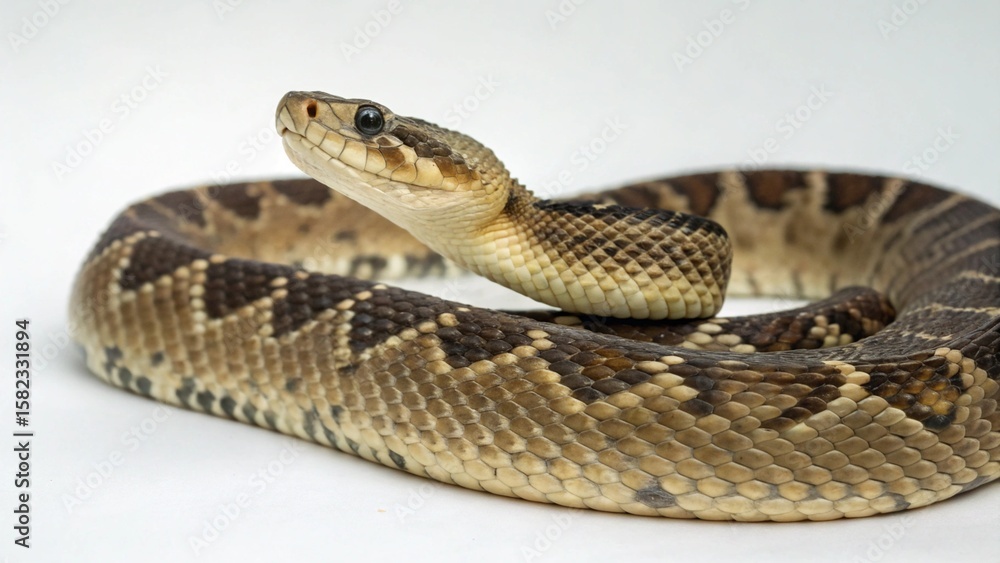 Habu Snake on studio background Habu Snake on studio background