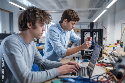 Wallpaper Mural Collaborative engineering: teenagers design and build using 3D printing technology Torontodigital.ca