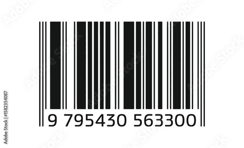 White Barcodes collection in black background. Code information, QR, store scan codes. Types of barcodes Vector Illustration. Pro Vector
