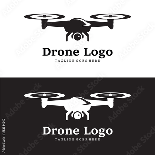 Professional Drone Logo Design for Aerial Photography and Videography
