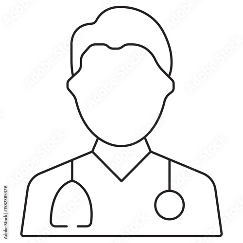 Doctor icon, Expert Medical Support When You Need It Most, Trusted Care Your Health, Your Doctor, vector