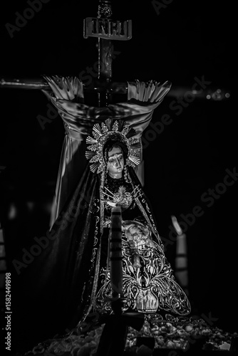 Wall Mural sorrowful virgin